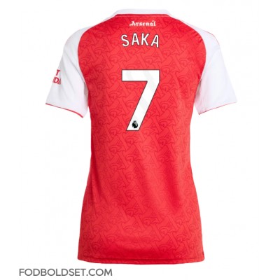 Arsenal Bukayo Saka #7 Hjemmebanetrøje Dame 2025-26 Kortærmet Arsenal Bukayo Saka #7 Hjemmebanetrøje Dame 2025-26 Kortærmet